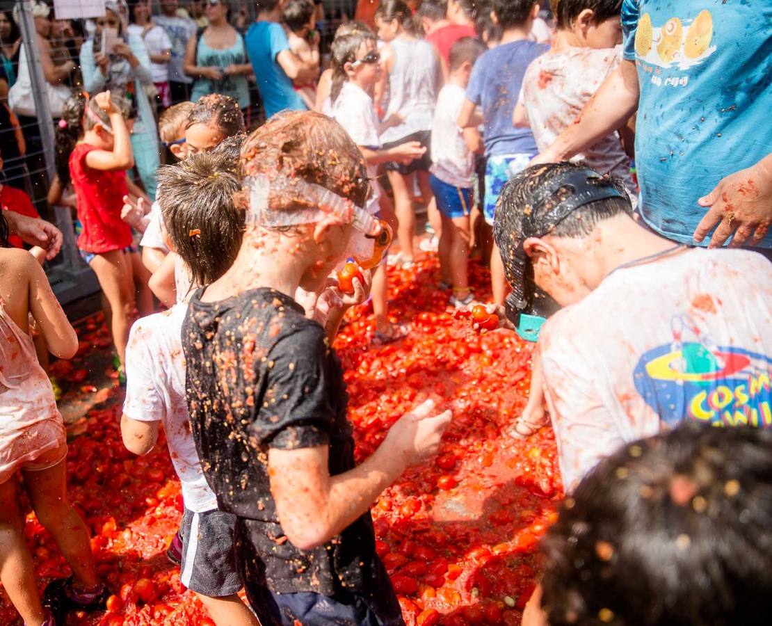 Tomatina Infantil en Buñol