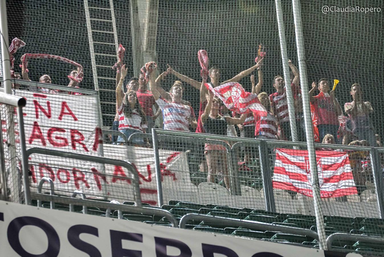 Los aficionados del Elche CF disfrutan del partido