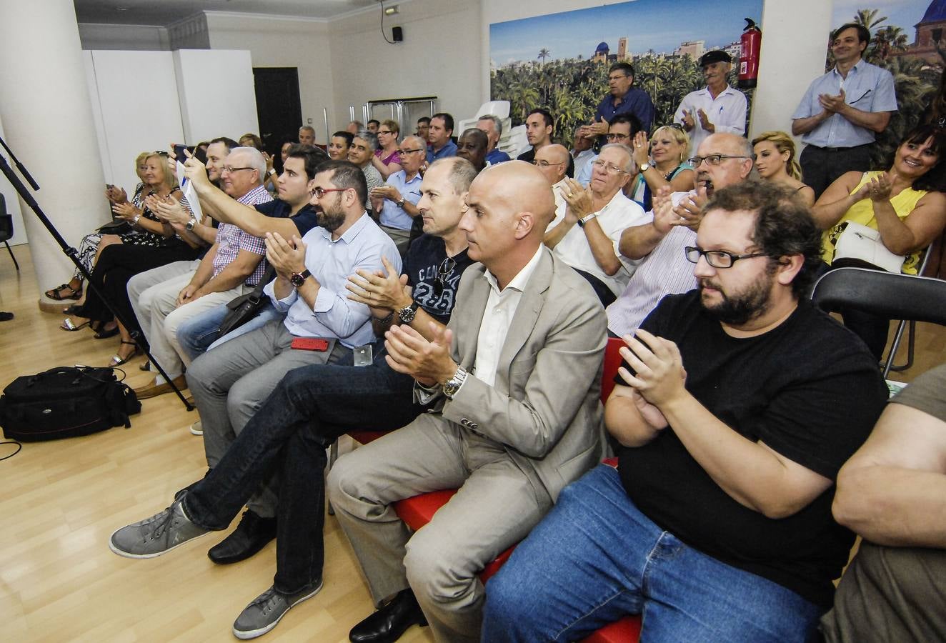 Carlos González, como candidato a las primarias del PSOE en Elche