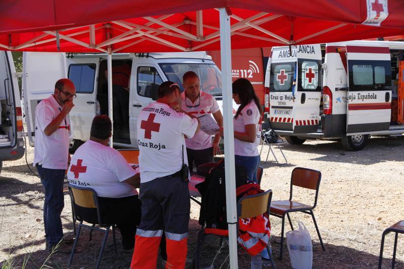 El rastro que ha dejado el incendio en el Montgó