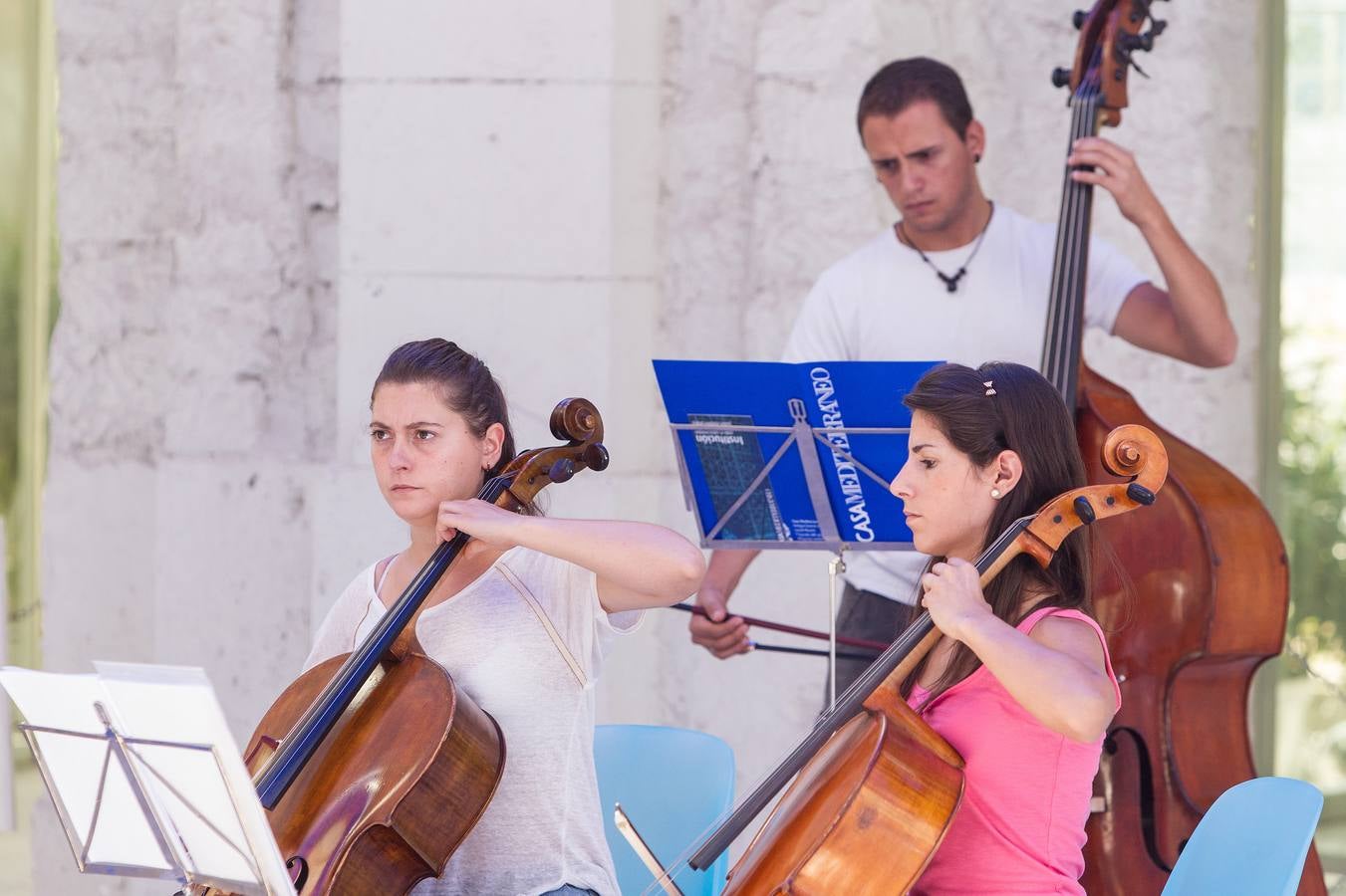 Ensayo de la orquesta de la Casa del Mediterráneo