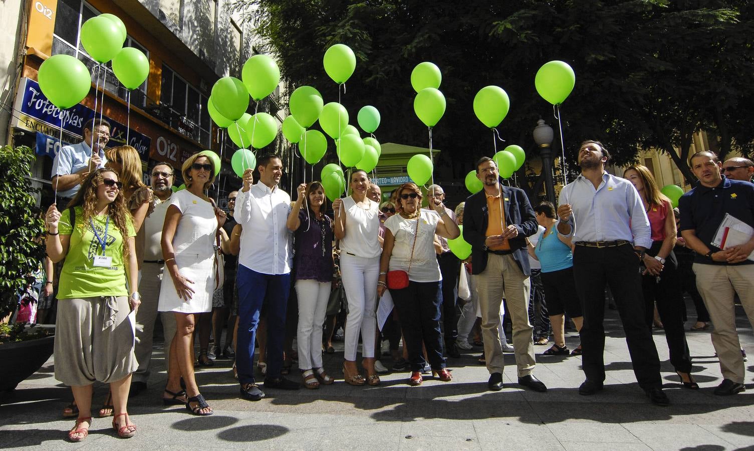 Lectura de un manifiesto por el Día Mundial del Alzheimer en Elche