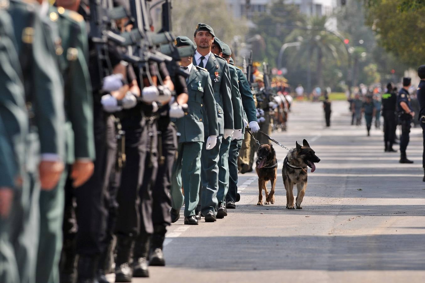 Celebración de la fiesta de la Guardia Civil