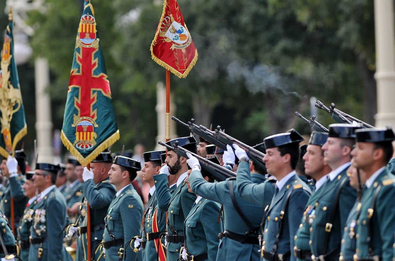 Celebración de la fiesta de la Guardia Civil