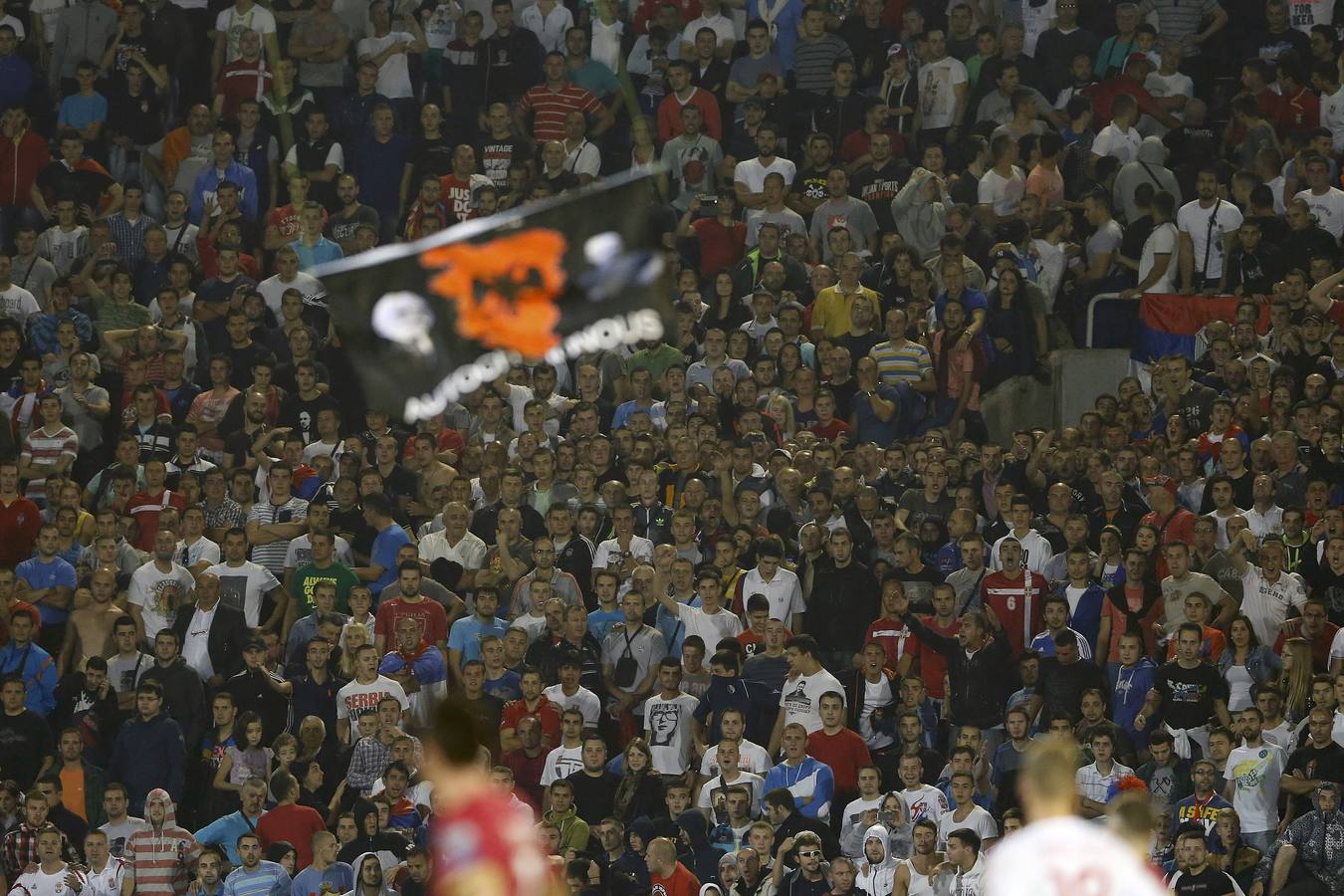 Suspendido el Serbia-Albania por graves altercados