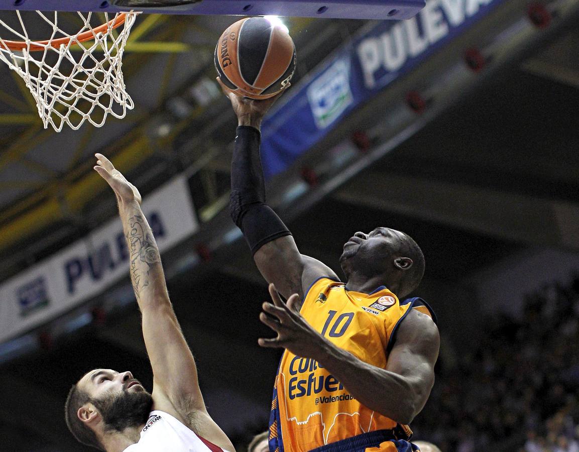 Las mejores imágenes del Valencia Basket-Olympiacos de Euroliga