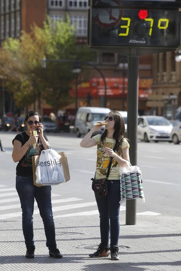 Record de calor en Valencia en un mes de octubre: 34,7º