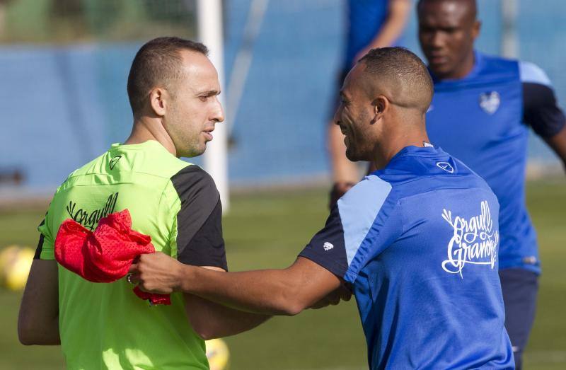 Primer entrenamiento del Levante con Lucas Alcaraz