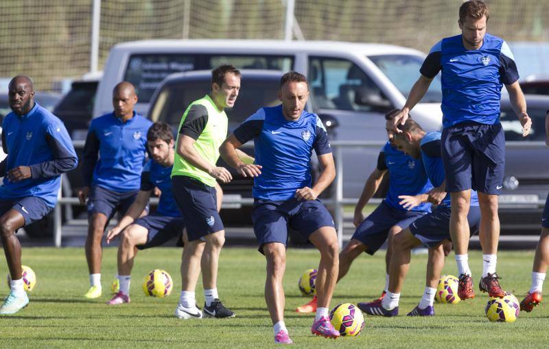 Primer entrenamiento del Levante con Lucas Alcaraz