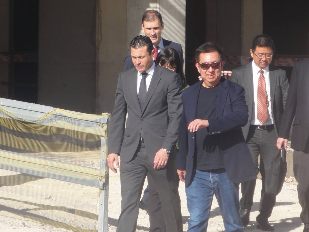 Peter Lim, en Valencia tras comprar el club