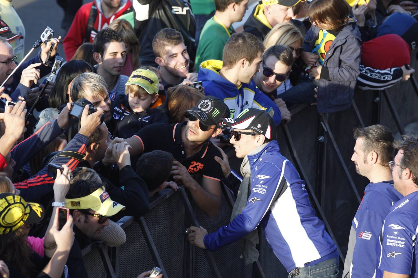 GP de Motociclismo: Los pilotos participan en el &#039;pit-walk&#039;