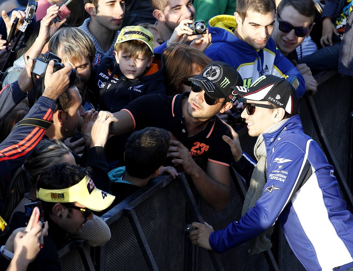 GP de Motociclismo: Los pilotos participan en el &#039;pit-walk&#039;