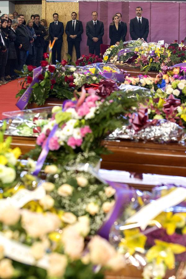 Los Reyes, durante el funeral de Bullas.