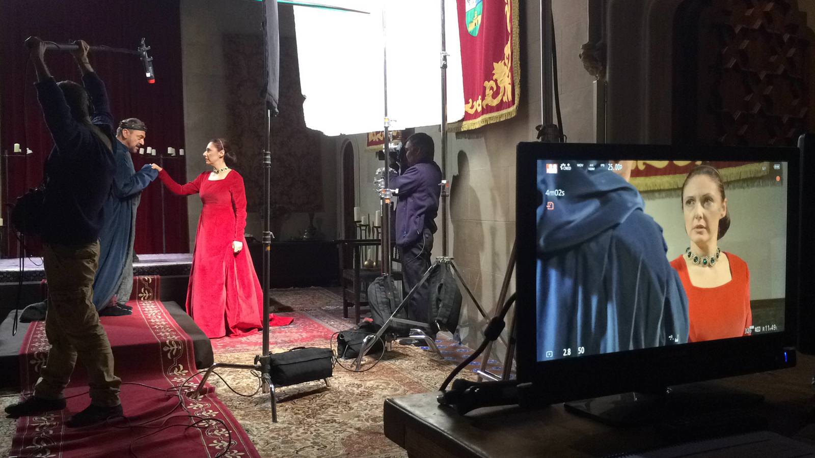 El castillo de Benisanó acoge el rodaje de la obra de teatro &#039;Matar al rey&#039;