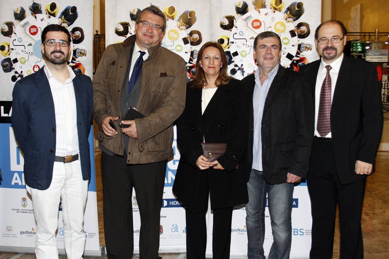 El &#039;photocall&#039; de los VI Premios Web de la provincia de Alicante (I)