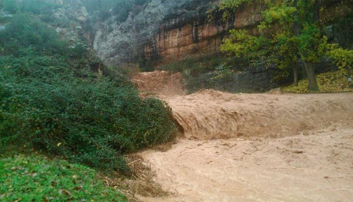 El agua en Titaguas, Valencia. 