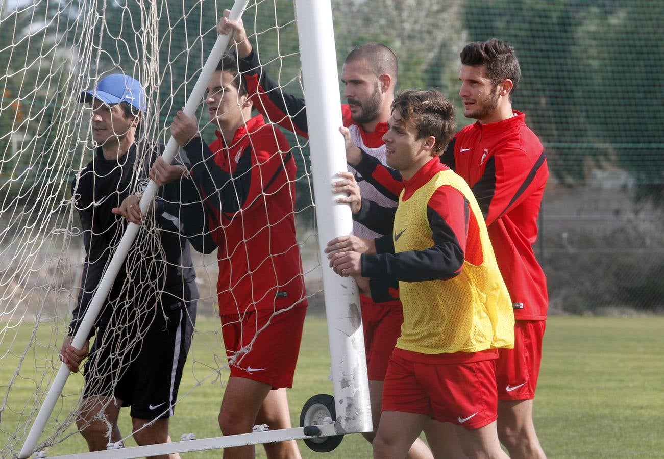 Primer día de entrenamiento de Kiko Femenia