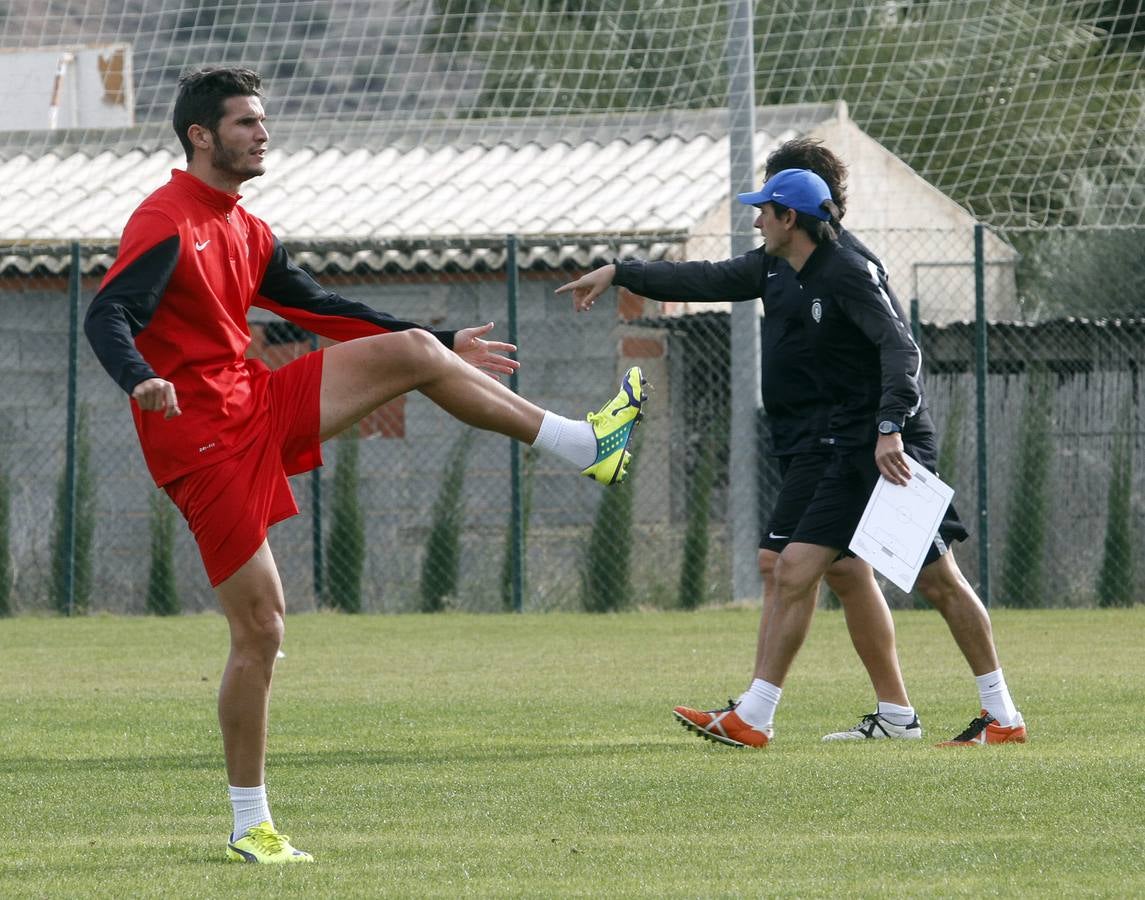 Primer día de entrenamiento de Kiko Femenia