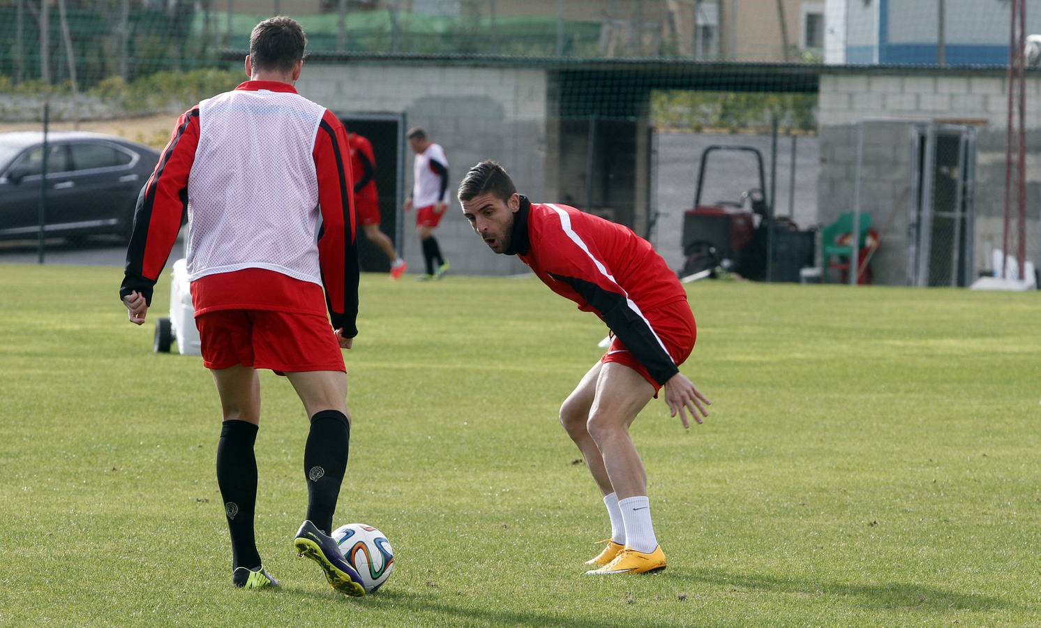 Primer día de entrenamiento de Kiko Femenia