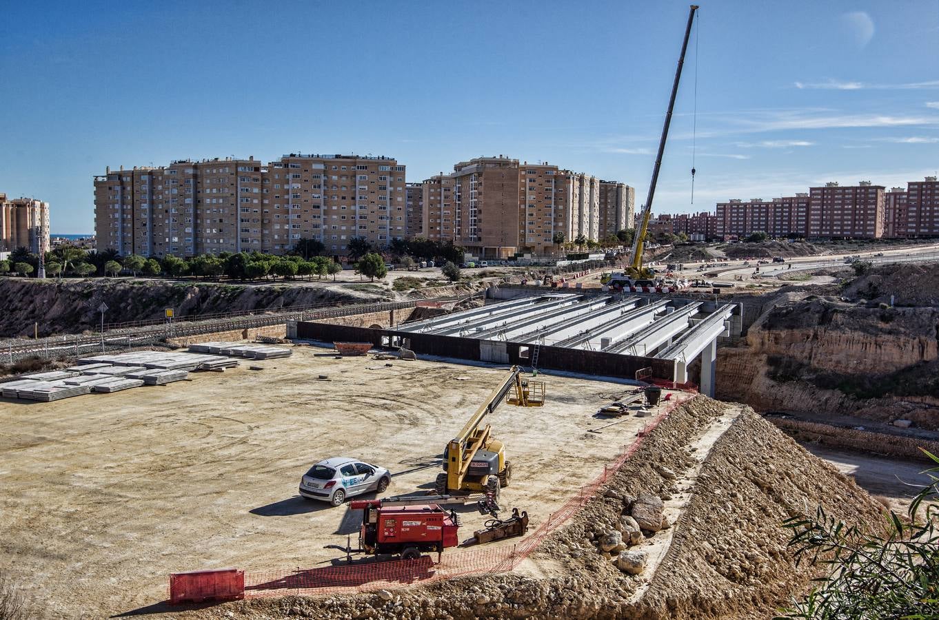 La Vía Parque de Alicante estará abierta en primavera