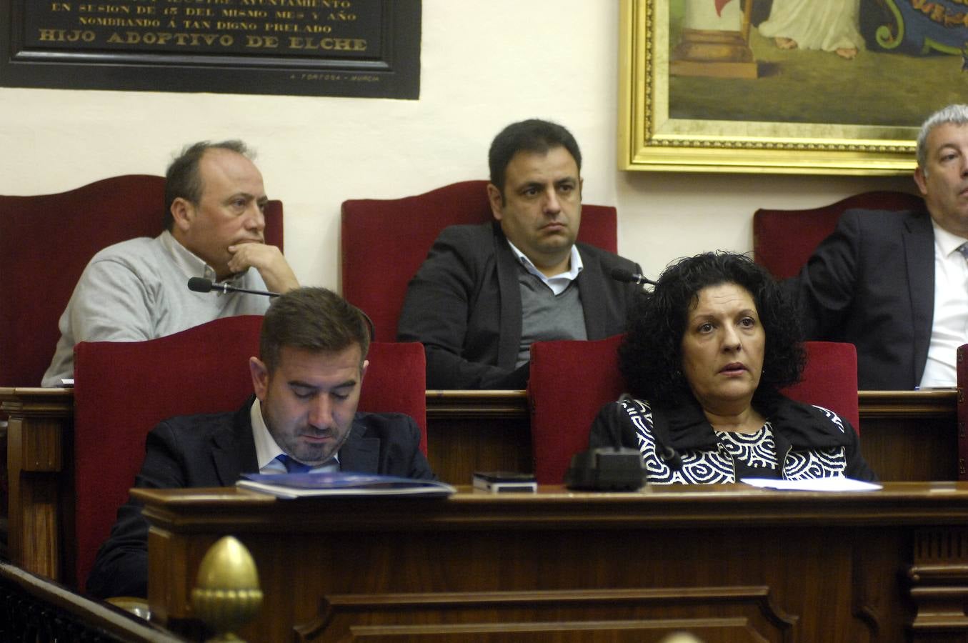 Pleno en el Ayuntamiento de Elche