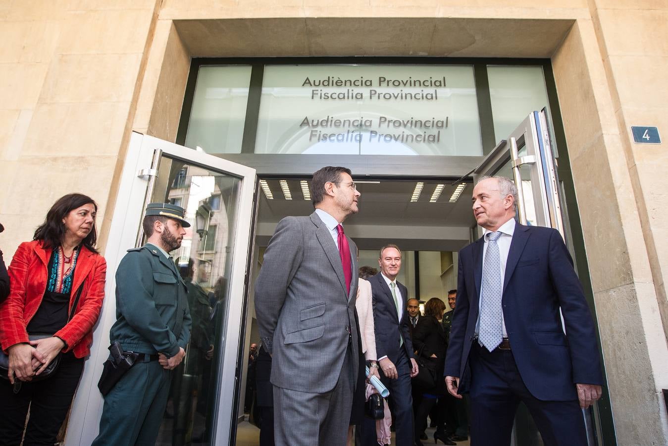 Inauguración de la Audiencia Provincial de Alicante