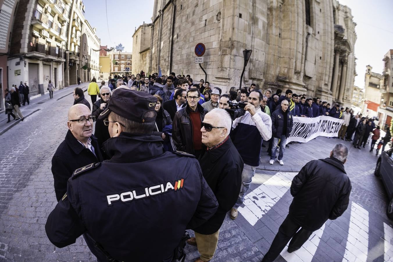 Protesta del Orihuela CF