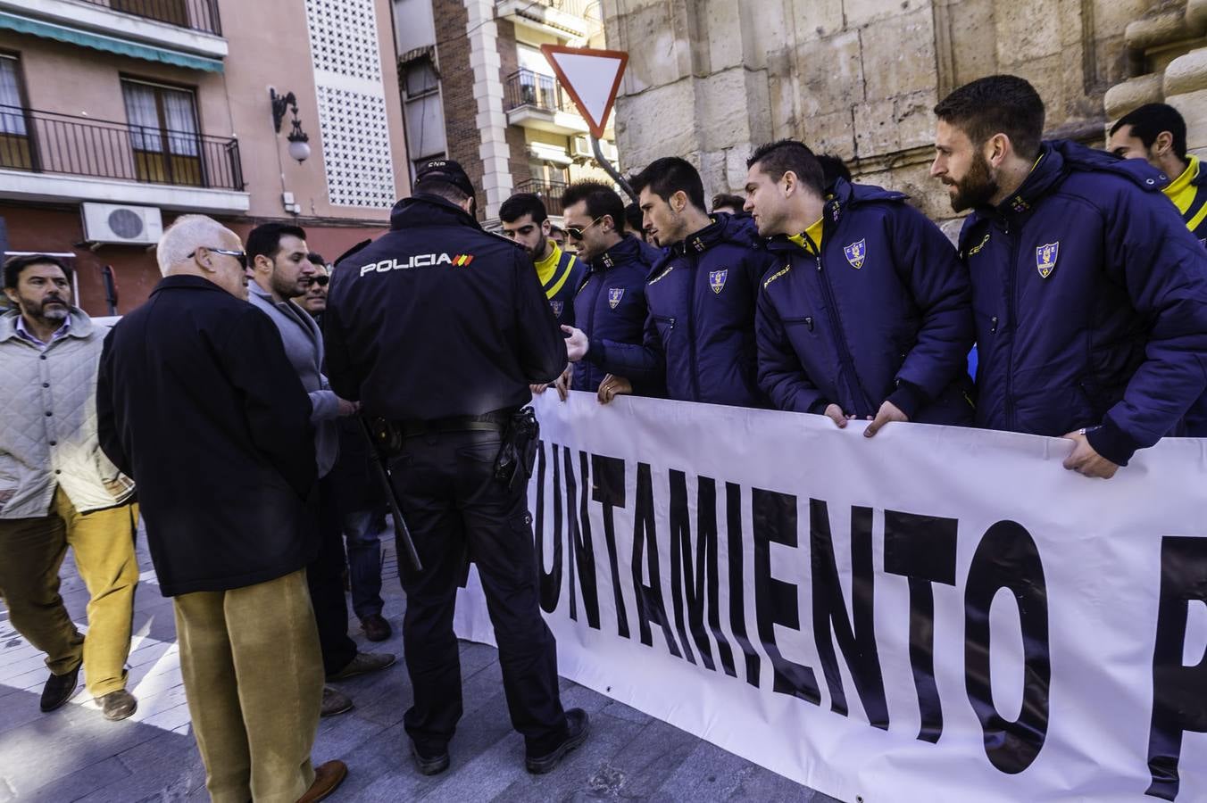 Protesta del Orihuela CF