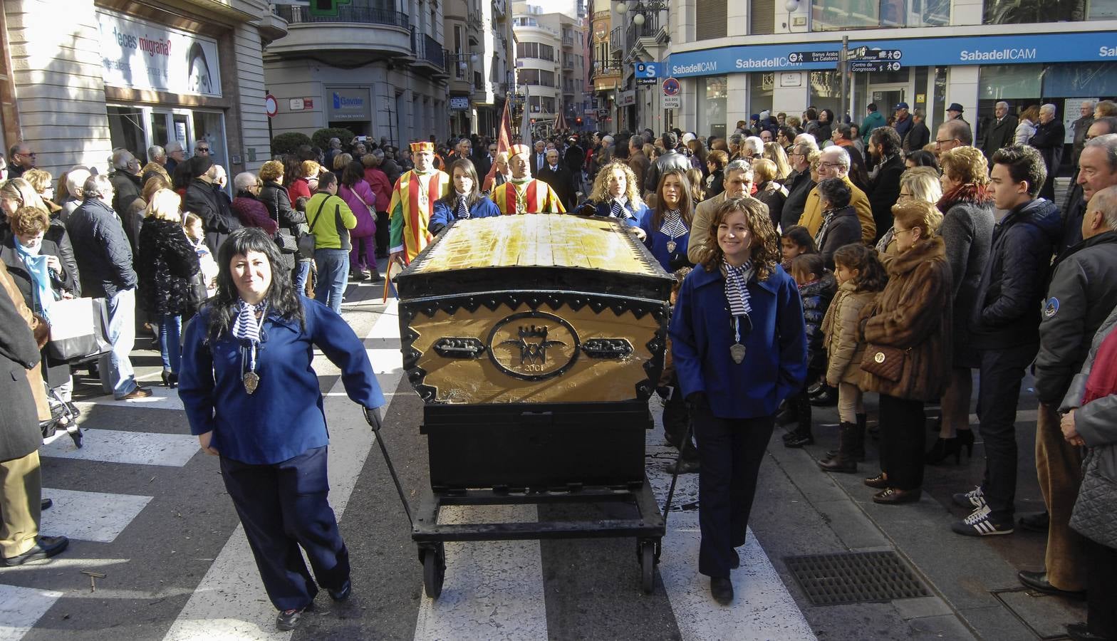 Procesión de la Virgen en Elche