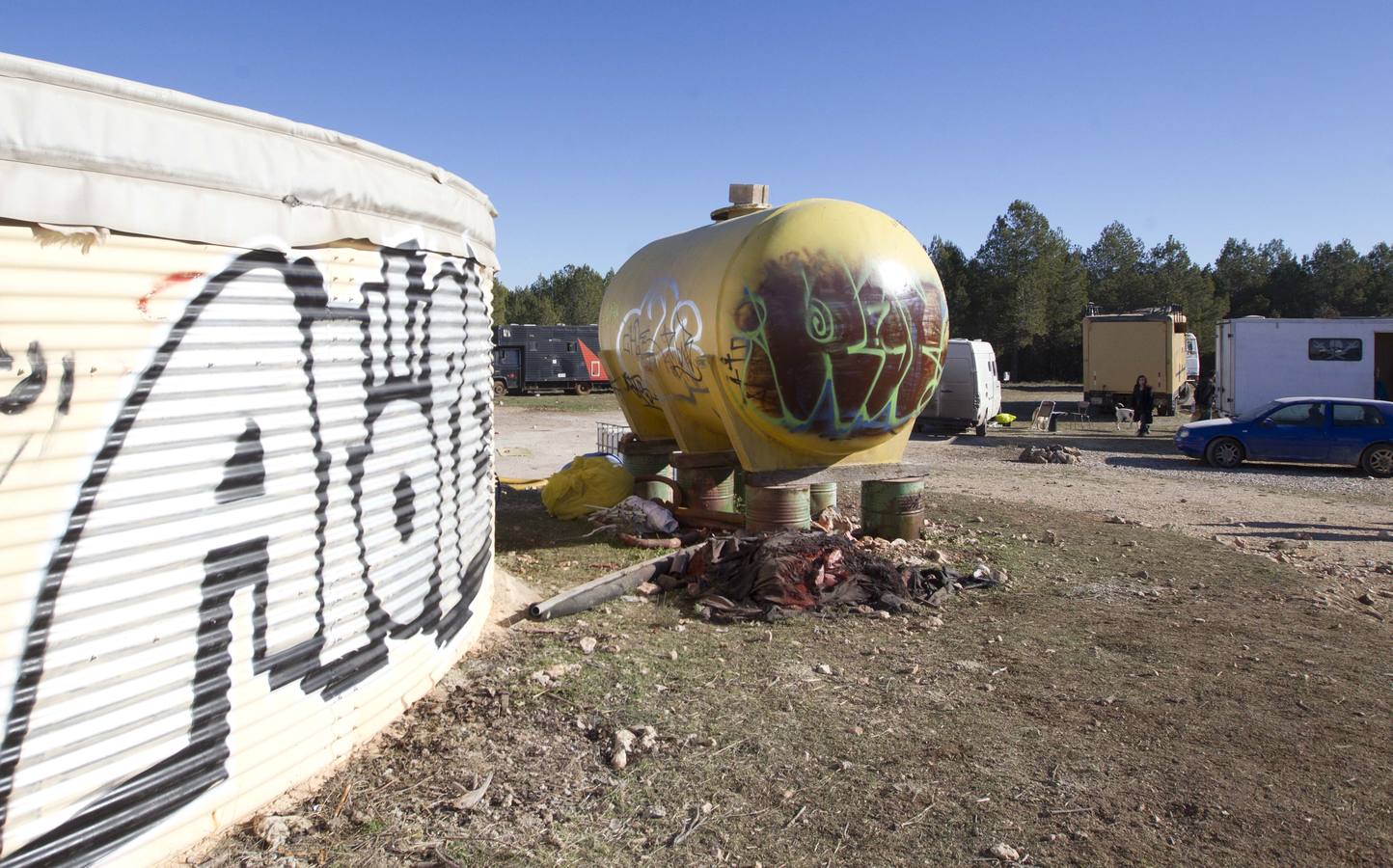 La &#039;rave&#039; de Benagéber acaba tras cinco días de fiesta ininterrumpida