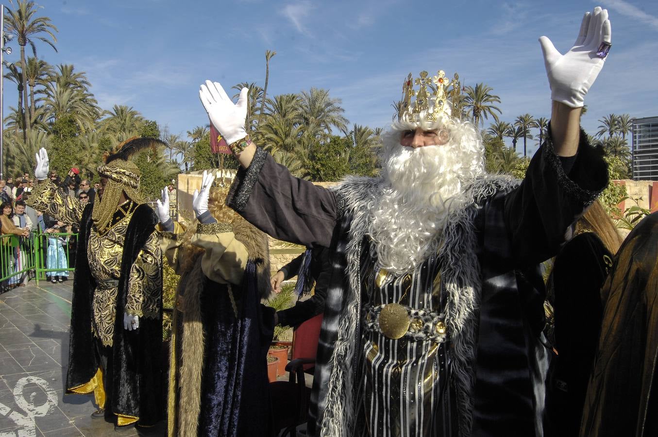 Los Reyes Magos en el Belén Viviente de Elche