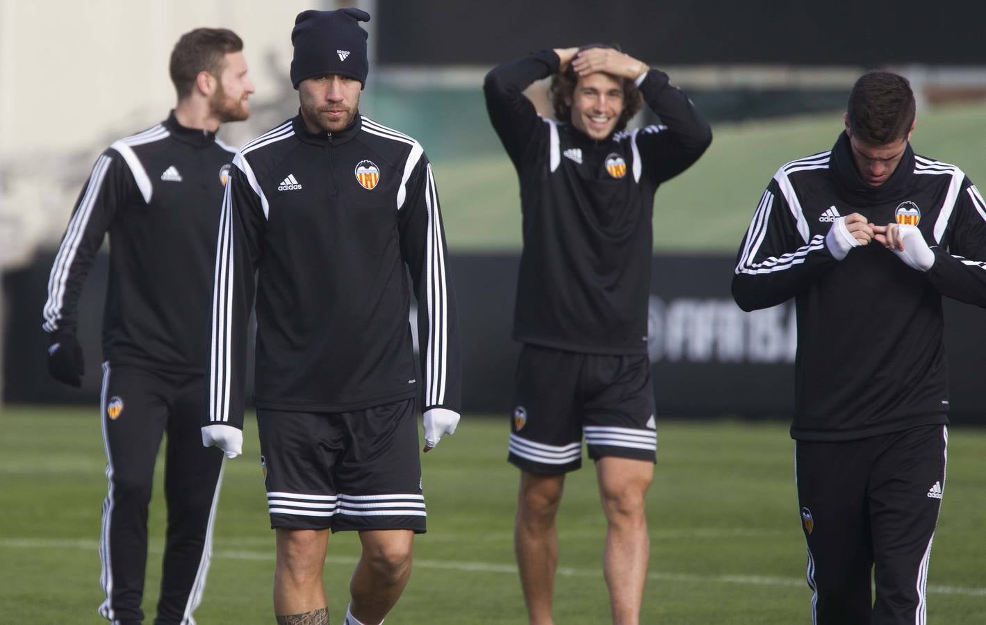 El Valencia prepara su partido contra el Espanyol