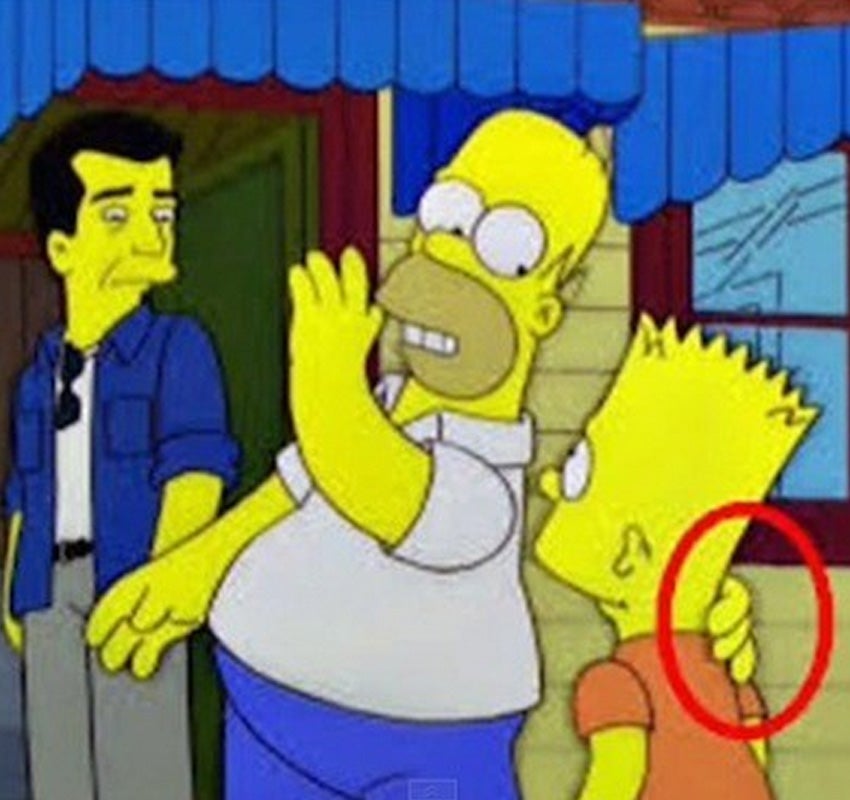 15 errores en Los Simpsons