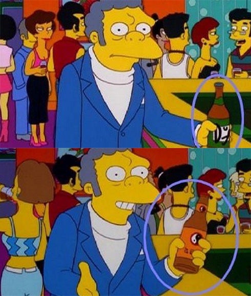 15 errores en Los Simpsons