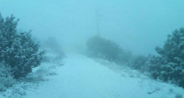 Nieva en la Comunitat