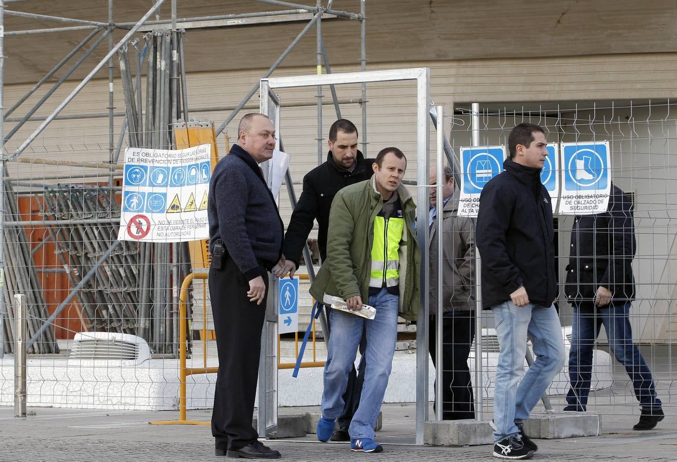 La policía en el Palau de les Arts