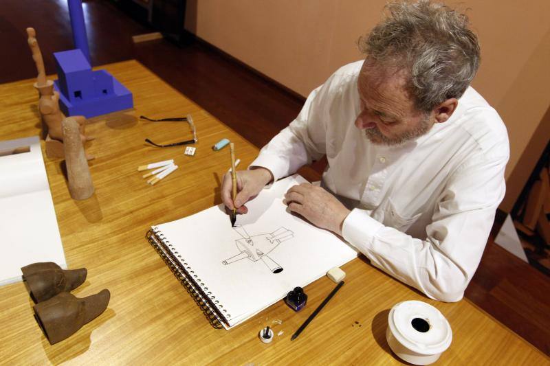 Miquel Navarro prepara el logo del 150 aniversario de LAS PROVINCIAS