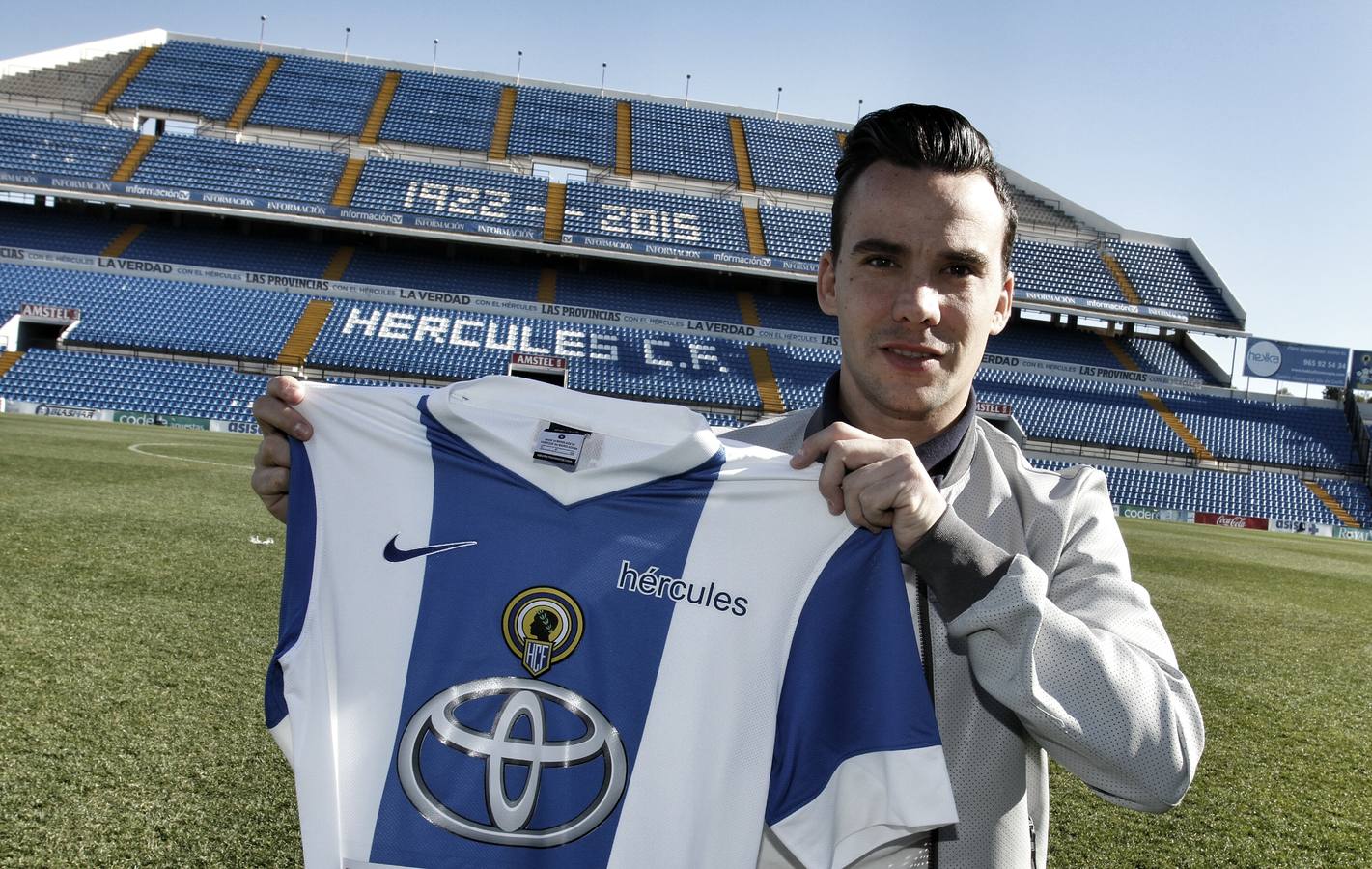 Presentación de Quero como jugador del Hércules CF