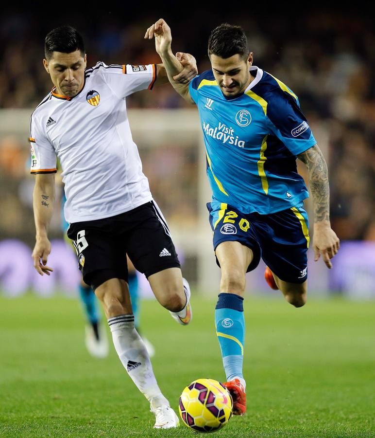 El Valencia CF - Sevilla FC en imágenes