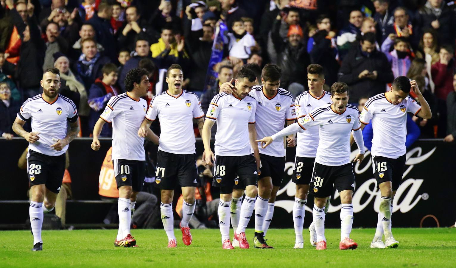 El Valencia CF - Sevilla FC en imágenes