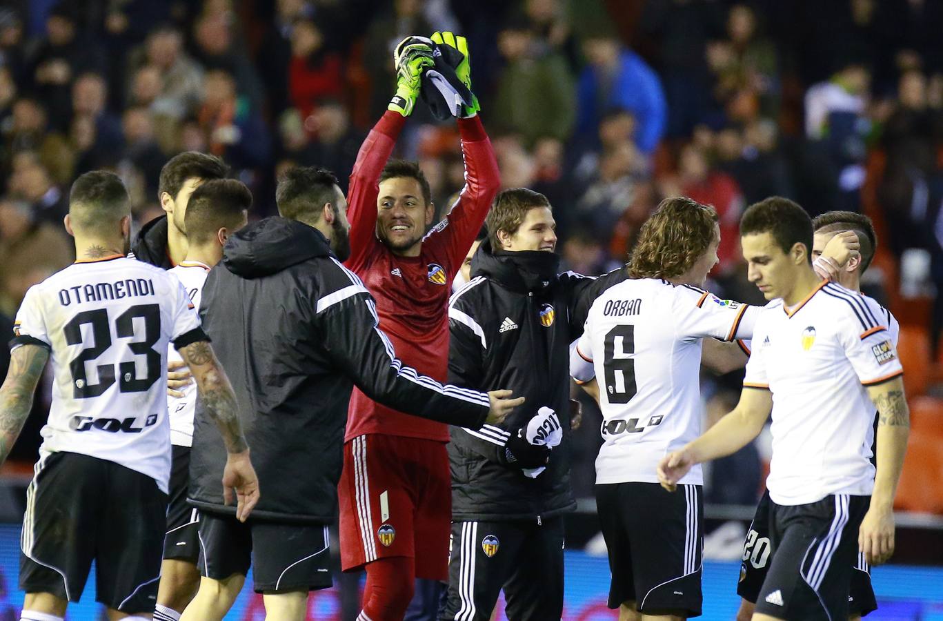 El Valencia CF - Sevilla FC en imágenes