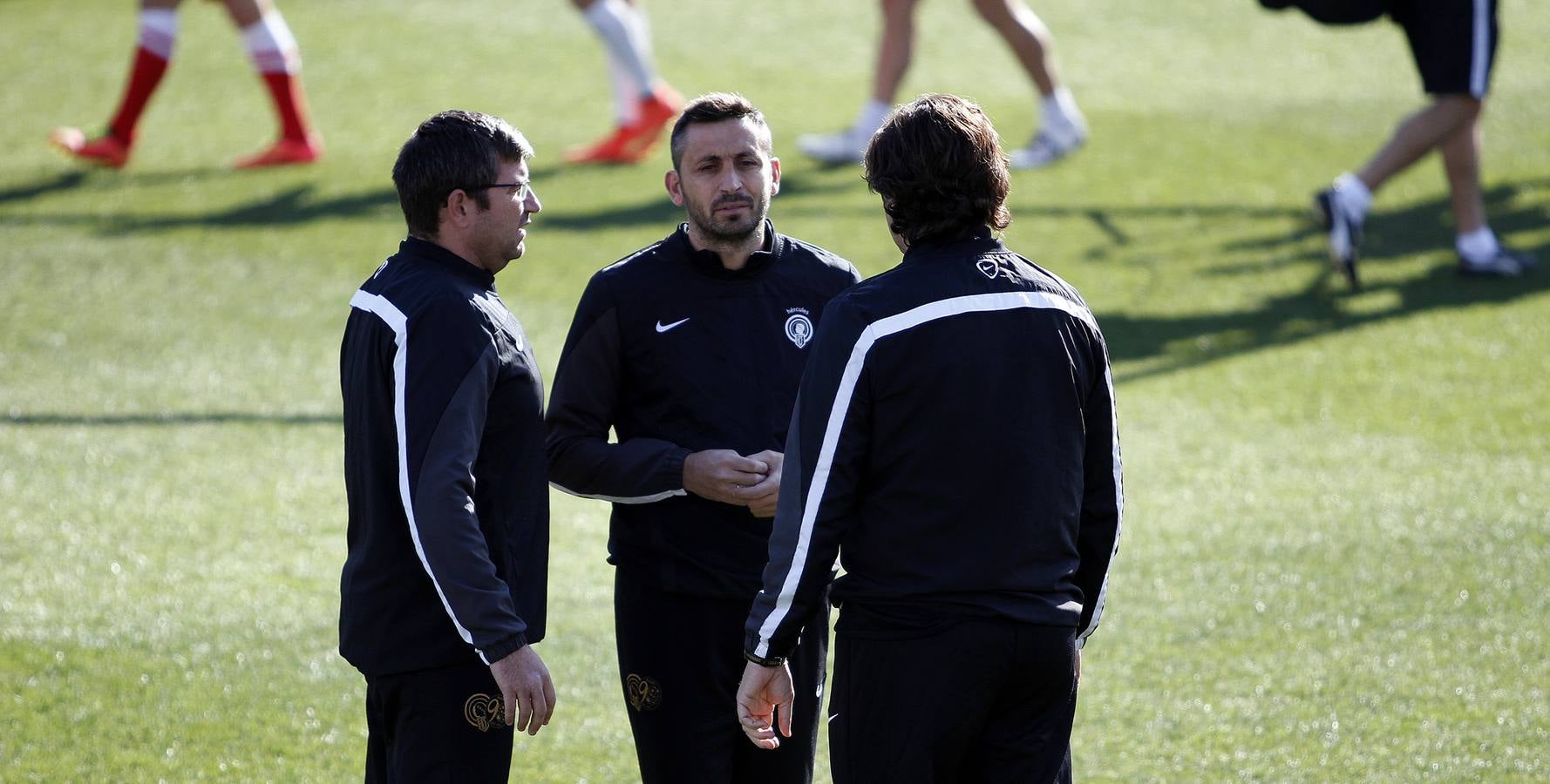 Primer entrenamiento de Herrero con el Hércules