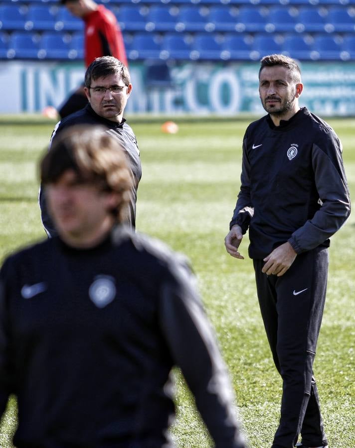 Primer entrenamiento de Herrero con el Hércules