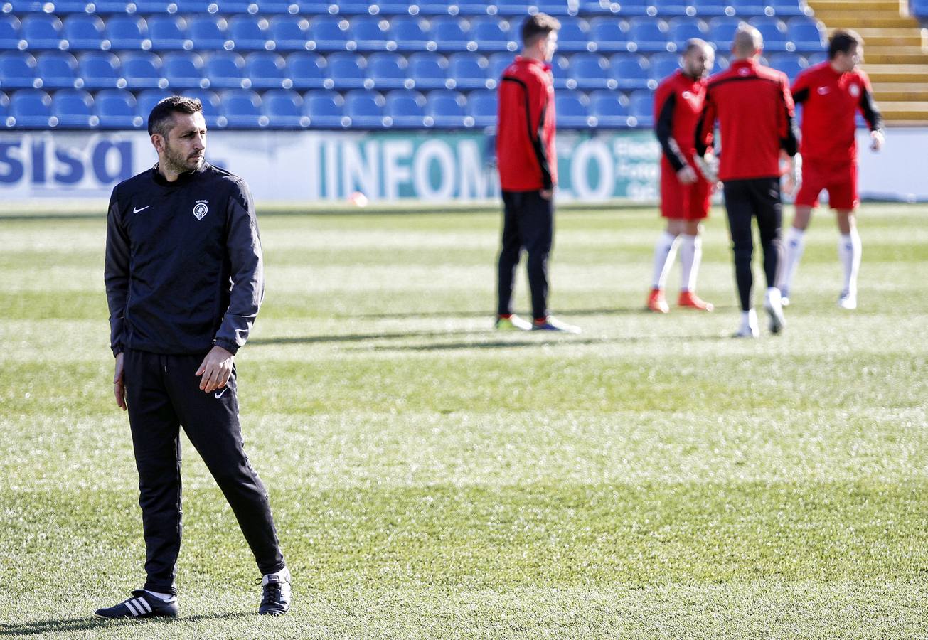 Primer entrenamiento de Herrero con el Hércules