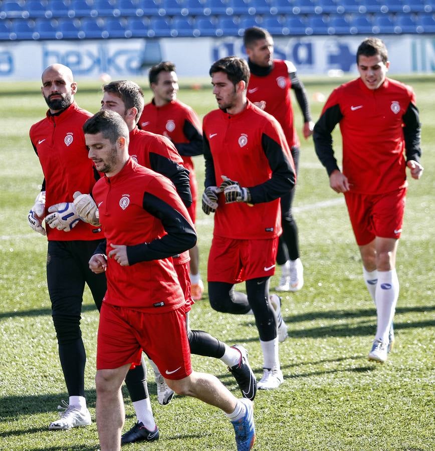 Primer entrenamiento de Herrero con el Hércules