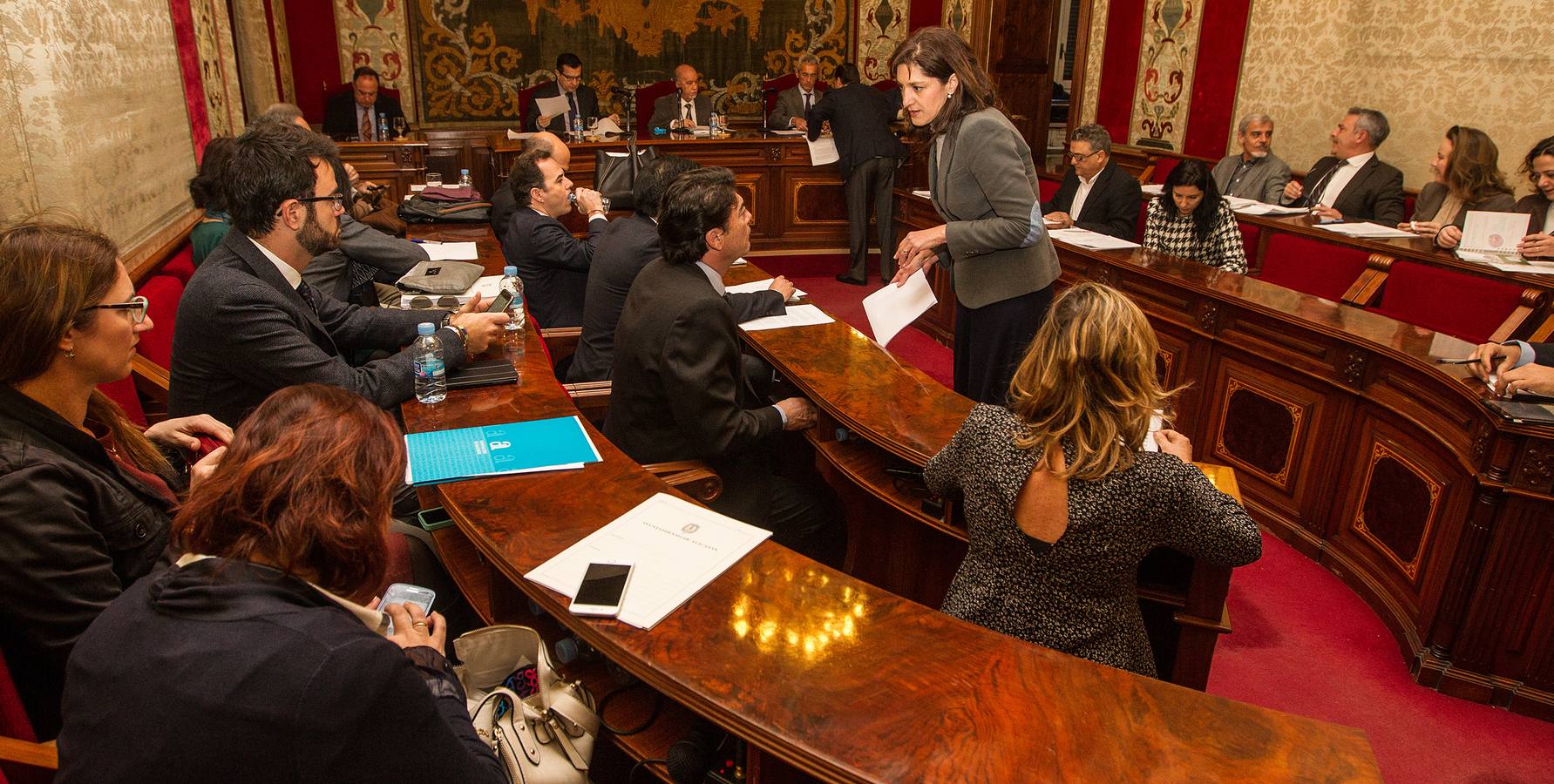 Pleno en el Ayuntamiento de Alicante