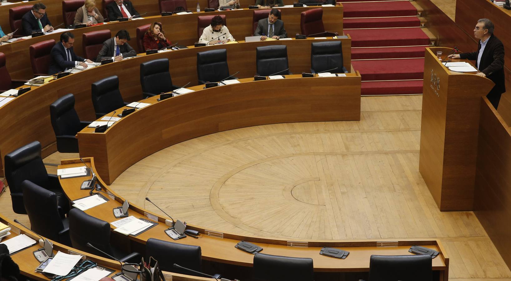 Pleno de Les Corts del miércoles 28 de enero