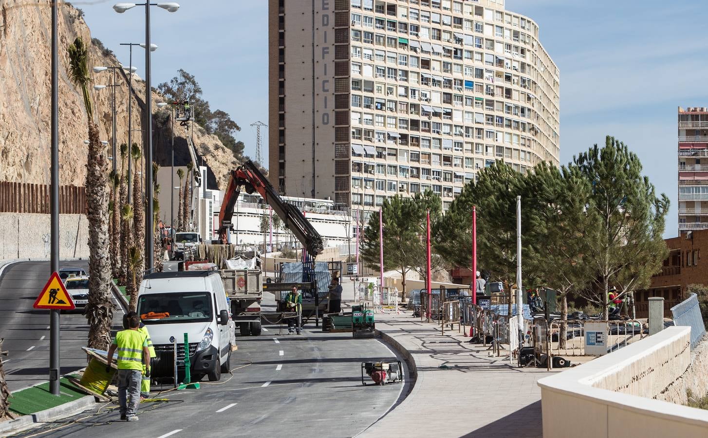 Reapertura al tráfico de La Cantera de Alicante