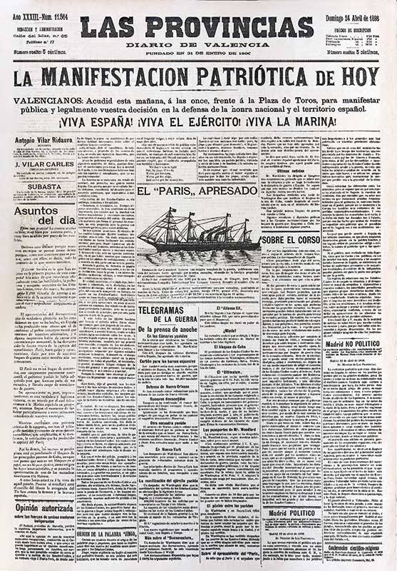 LAS PROVINCIAS: 150 años en portadas