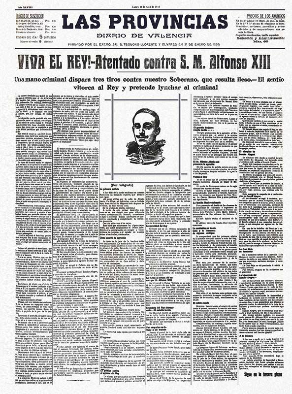 LAS PROVINCIAS: 150 años en portadas